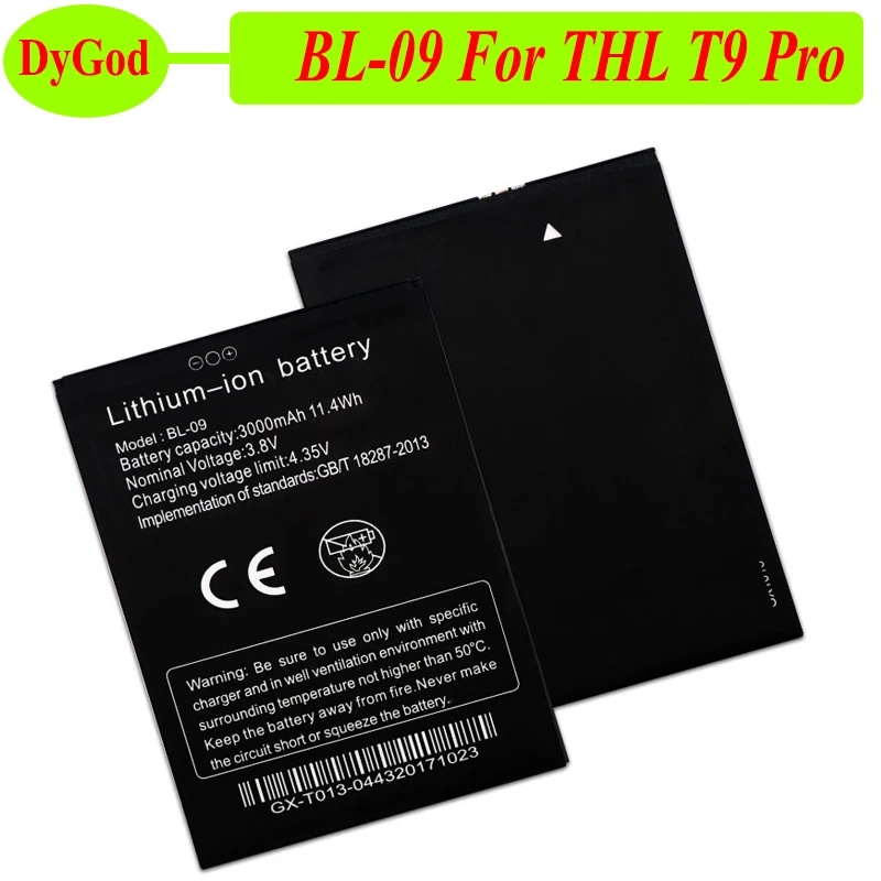 BL 09 Аккумулятор для THL T9 Pro Bateria Batterij аккумулятор 3000 мАч|Аккумуляторы мобильных