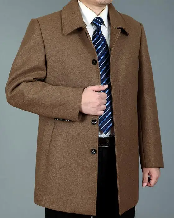 M-4XL Hot 2019 Spring/autumn Men New Fashion Leisure middle-aged men big yards more leisure woolen cloth coat
M-4XL Hot 2019 Spring/autumn Men New Fashion Leisure middle-aged men big yards more leisure woolen cloth coat