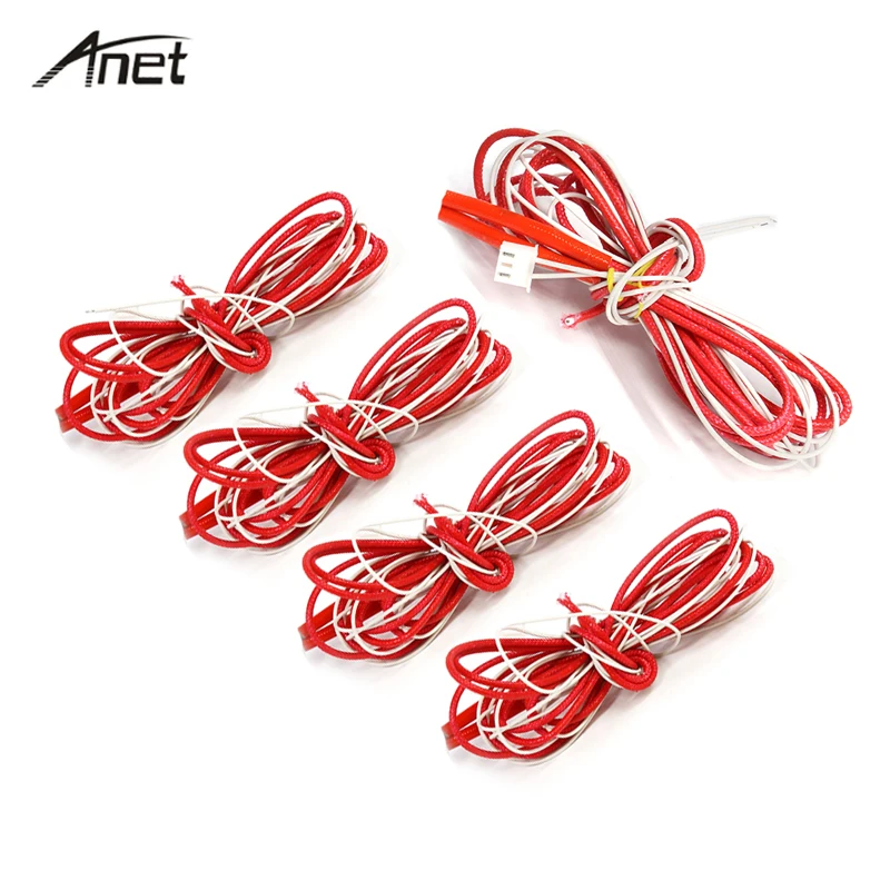 Anet 5pcs Hotend Electric Cartridge Heater 5pcs 100K ohm NTC 3950 Thermistors Sensors with Cable 3D Printer Parts For 3D Printer
Anet 5pcs Hotend Electric Cartridge Heater 5pcs 100K ohm NTC 3950 Thermistors Sensors with Cable 3D Printer Parts For 3D Printer
