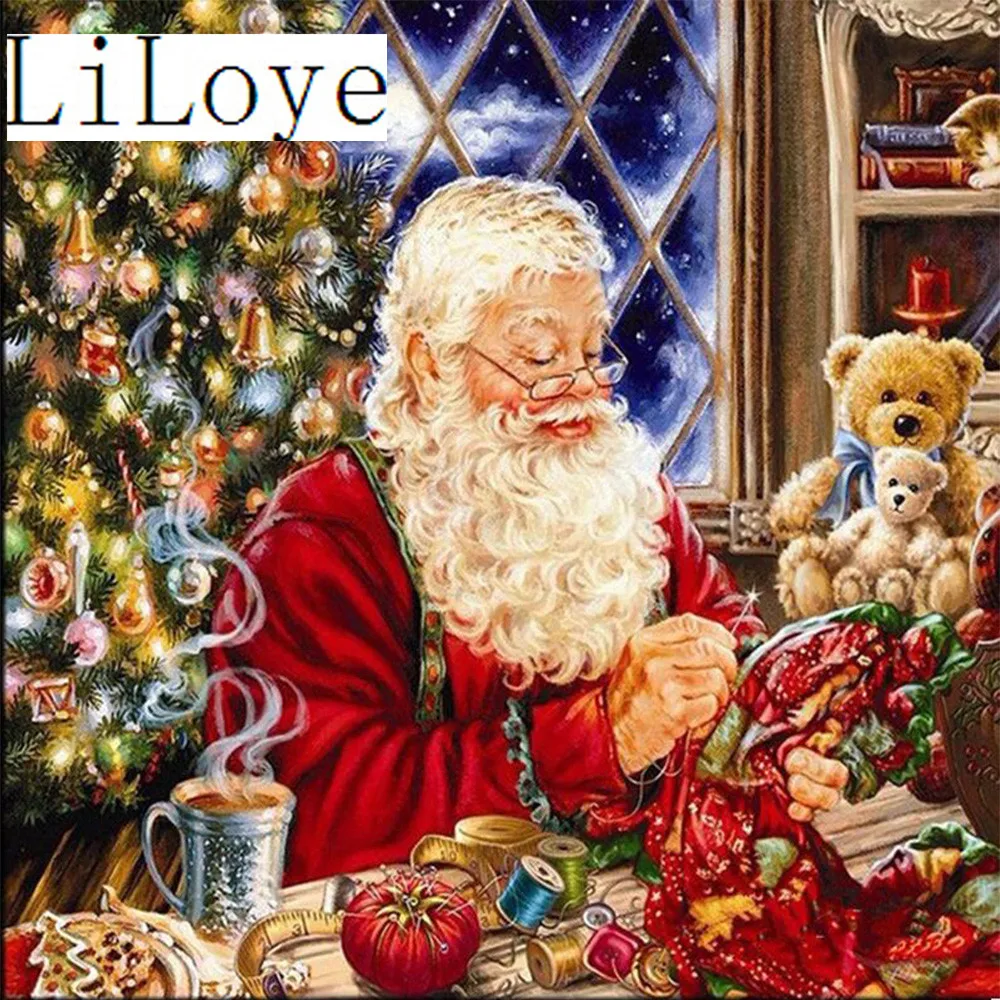 LI LOYE Diamond Embroidery icon 5D DIY Diamond Painting Cross Stitch Santa Claus Diamond Mosaic Rhinestones Decor Paintings RT6
LI LOYE Diamond Embroidery icon 5D DIY Diamond Painting Cross Stitch Santa Claus Diamond Mosaic Rhinestones Decor Paintings RT6