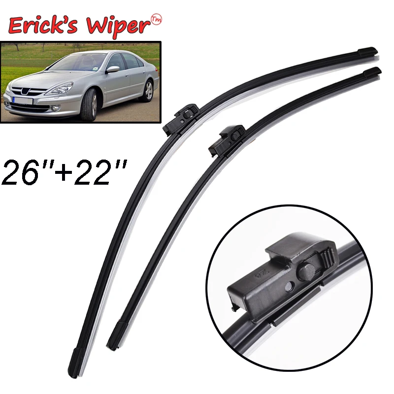Erick's Wiper Front Wiper Blades For Peugeot 607 2002 - 2011 Windshield Windscreen Front Window 26"+22"
Erick's Wiper Front Wiper Blades For Peugeot 607 2002 - 2011 Windshield Windscreen Front Window 26"+22"
