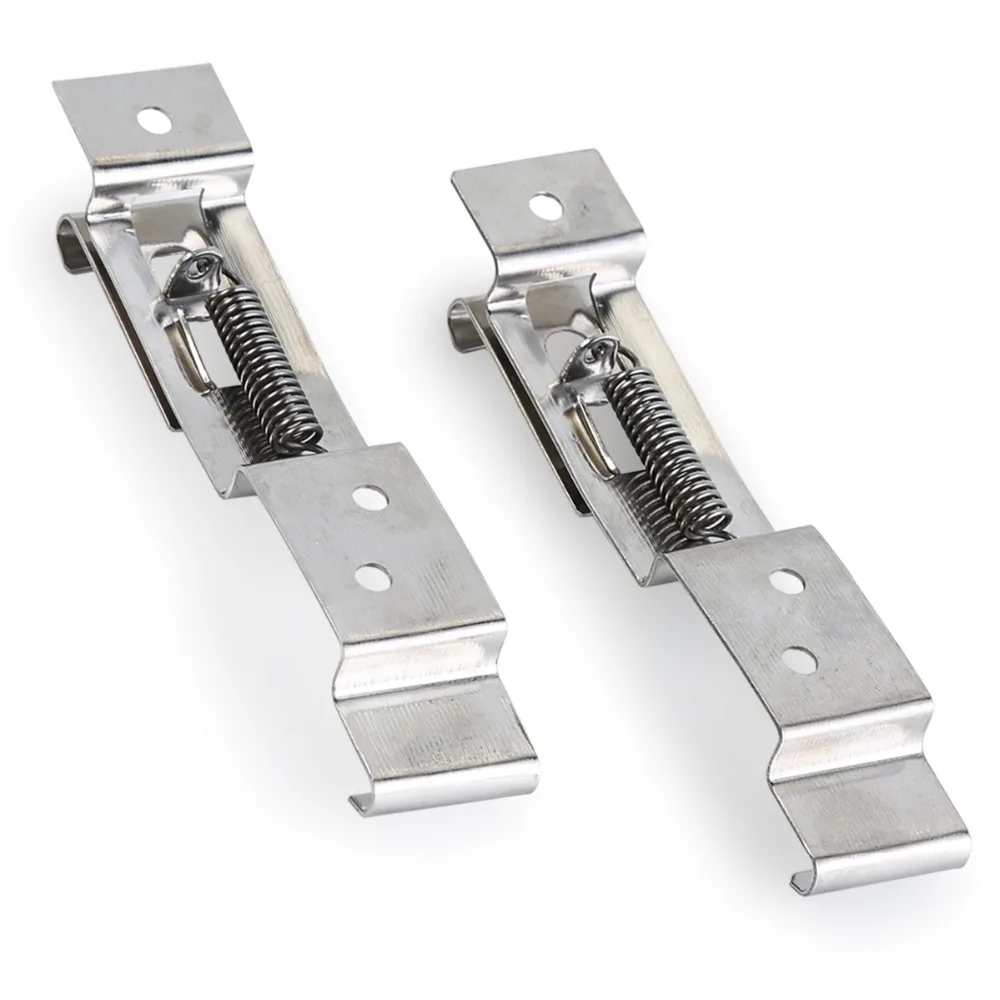 One pair Car License Plate Frame Holder Trailer Number Plate Clips Spring Loaded Stainless Steel Bracket Truck
One pair Car License Plate Frame Holder Trailer Number Plate Clips Spring Loaded Stainless Steel Bracket Truck
