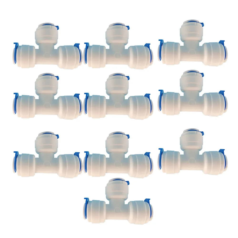 10PCS OD3/8" 3Way Union Tee Tube Quick Connect Fit for RO system Water Filter Connector Fittings T tipy fast joint
10PCS OD3/8" 3Way Union Tee Tube Quick Connect Fit for RO system Water Filter Connector Fittings T tipy fast joint