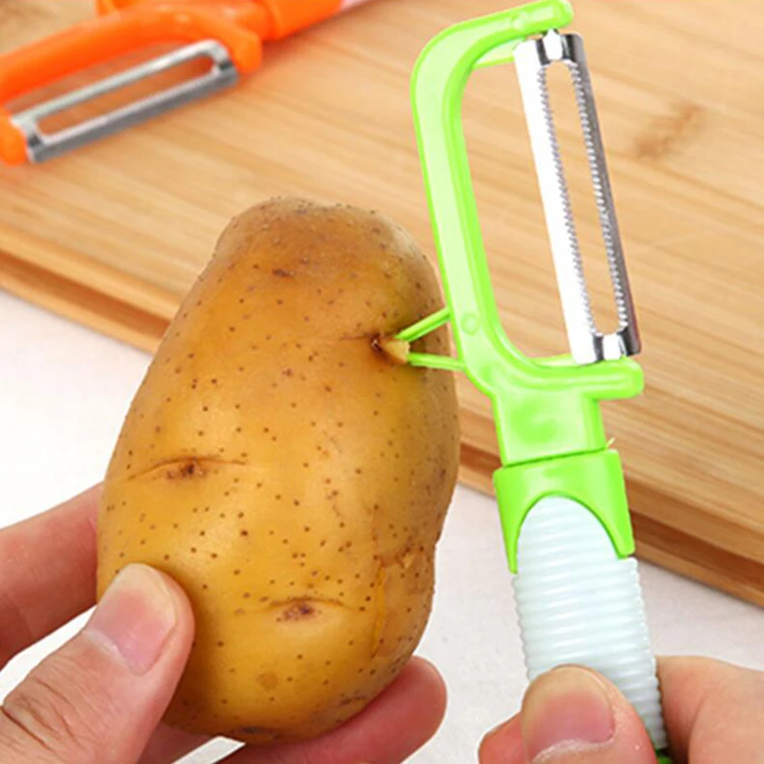 1pc Fruit Slices Potatoes Apple Peeling Multifunctional Peeler Kitchen Fruit & Vegetable Tools
1pc Fruit Slices Potatoes Apple Peeling Multifunctional Peeler Kitchen Fruit & Vegetable Tools