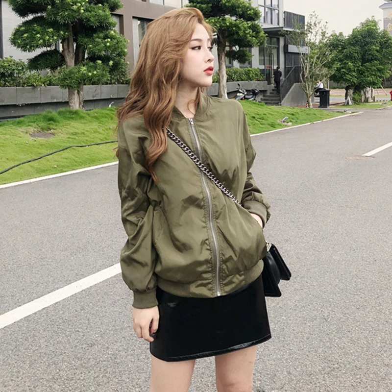 2019 spring new student loose long-sleeved jacket shirt casual fashion trend baseball uniform jacket female
2019 spring new student loose long-sleeved jacket shirt casual fashion trend baseball uniform jacket female