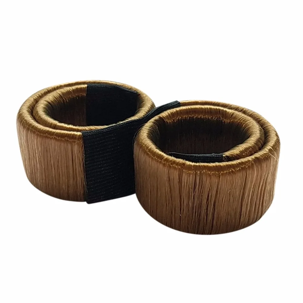 European American Fashion Portable Women Up-do Hair Styling Band DIY Hair Bun Maker Curler Quick Fold Wrap Supplies