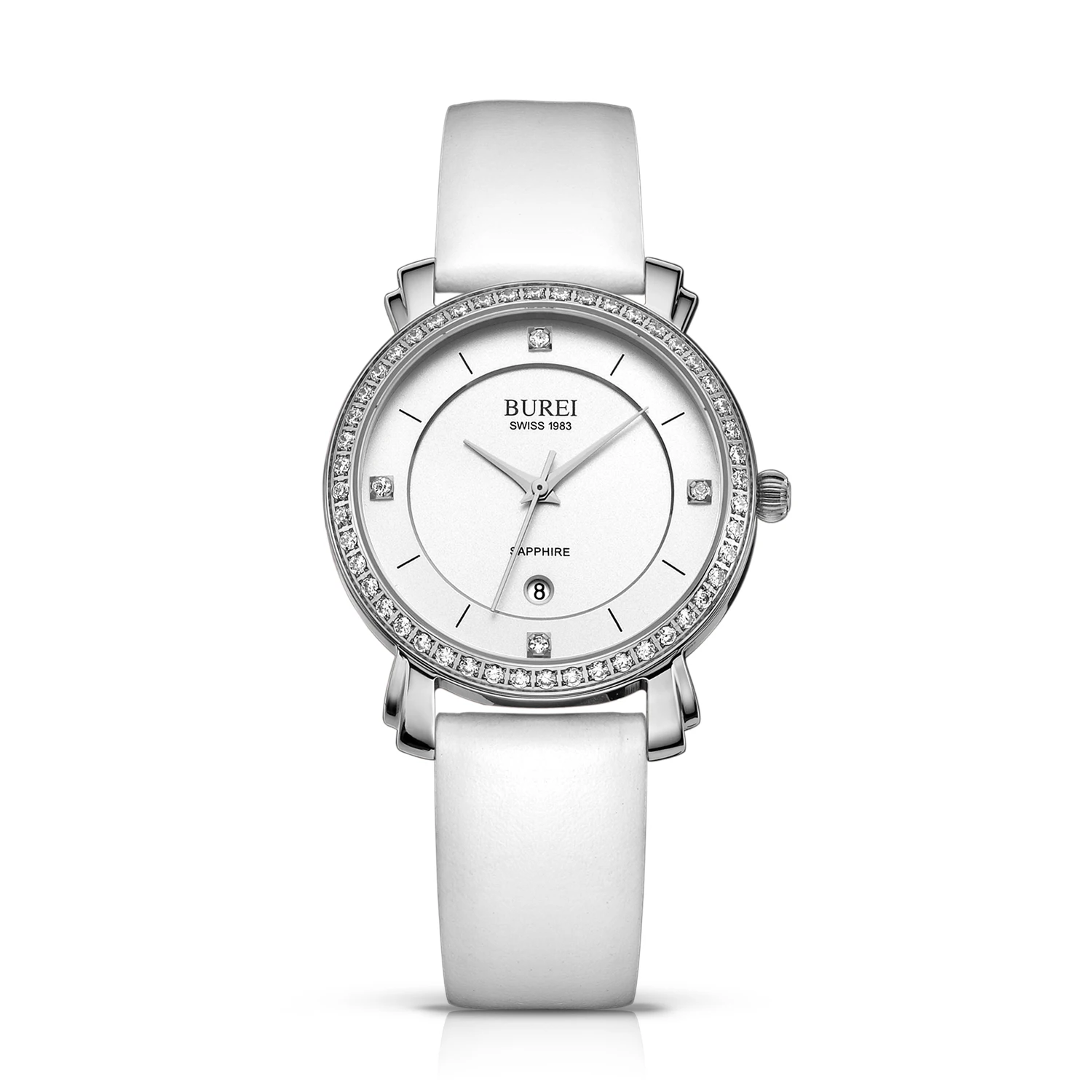 BUREI 3016 Switzerland watch women luxury brand Women's Elegant happy Dress diamond Watch White Leather Band relogio feminino
BUREI 3016 Switzerland watch women luxury brand Women's Elegant happy Dress diamond Watch White Leather Band relogio feminino