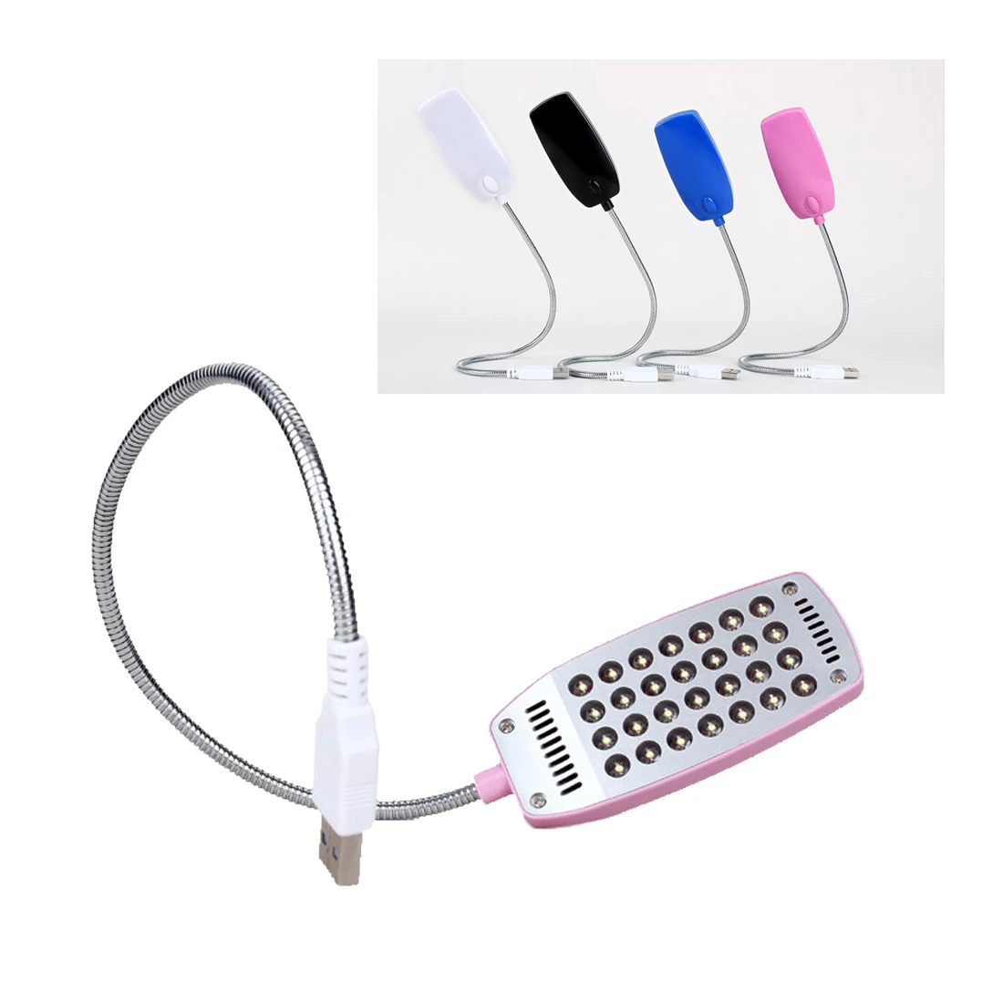 1Pcs Flexible Ultra Bright Mini 28 LED USB Desk Lamps Reading Bulb Book Light For Computer Desktop PC Laptop
1Pcs Flexible Ultra Bright Mini 28 LED USB Desk Lamps Reading Bulb Book Light For Computer Desktop PC Laptop