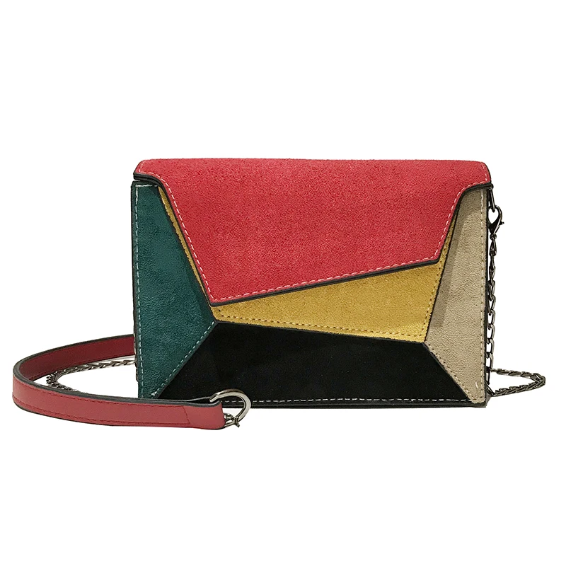 Herald Fashion Quality Small Crossbody Ladies' Flap Bag Leather Patchwork Women Messenger Bag Female Chain Strap Shoulder Bag
Herald Fashion Quality Small Crossbody Ladies' Flap Bag Leather Patchwork Women Messenger Bag Female Chain Strap Shoulder Bag
