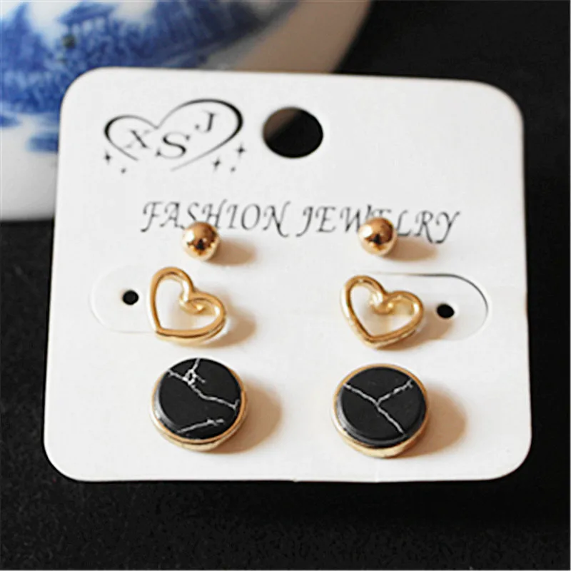 New fashion women jewelry wholesale girls party heart earrings beautiful mix-and-match 3 pairs /set earrings Christmas gifts
New fashion women jewelry wholesale girls party heart earrings beautiful mix-and-match 3 pairs /set earrings Christmas gifts