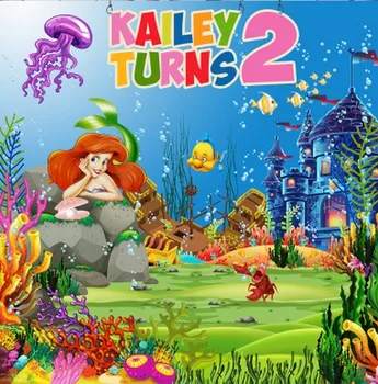 custom ariel little mermaid under the sea princess castle coral backdrop High quality Computer print party background
custom ariel little mermaid under the sea princess castle coral backdrop High quality Computer print party background