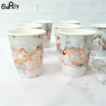 24pcs Morden Marble Paper Cups Foil Rose Drinking Cups Great for Birthday Wedding Kids Party And Hen Party
24pcs Morden Marble Paper Cups Foil Rose Drinking Cups Great for Birthday Wedding Kids Party And Hen Party