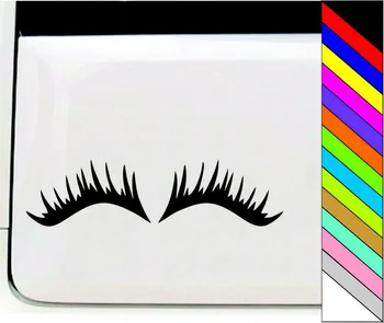 Set of Two 'Eyelashes' Funny Novelty Vinyl Girly Stickers/Decals Waterproof Window Bumper Decor 20x5.2cm
Set of Two 'Eyelashes' Funny Novelty Vinyl Girly Stickers/Decals Waterproof Window Bumper Decor 20x5.2cm