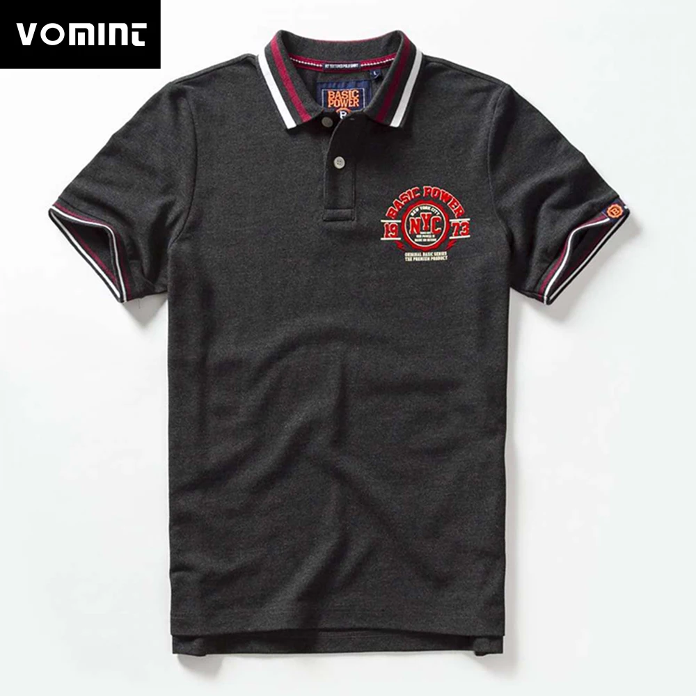 Vomint 2019 Summer Mens Polo shirts Cotton Shirts Short Sleeve Letter Embroidered Emblem Simple Shirt for Male BP6905
Vomint 2019 Summer Mens Polo shirts Cotton Shirts Short Sleeve Letter Embroidered Emblem Simple Shirt for Male BP6905