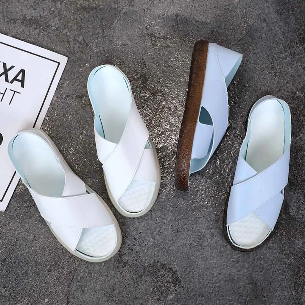 Fish Mouth Shoes Female Lazy Shoes Summer Thick Bottom Casual Set Foot Sandals cross belt fashion comfortable slip-on flat shoes
Fish Mouth Shoes Female Lazy Shoes Summer Thick Bottom Casual Set Foot Sandals cross belt fashion comfortable slip-on flat shoes