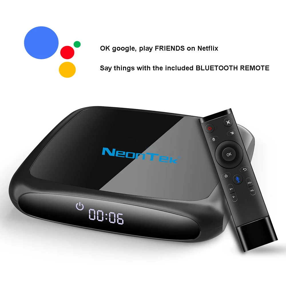 Android tv box with google assitant integrated