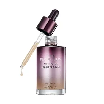 MISSHA Time Revolution Night Repair Probio Ampoule 50ml Night Cream Facial Serum Moisturizing Whitening Essence Korea Face Cream