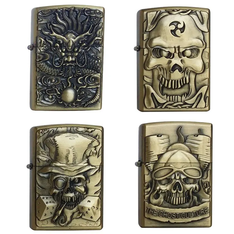 Creative Skeleton Metal Lighter Flameless Straight windproof Cigarette Lighter Inflatable Gas Butane Fair Relief Best Gift
Creative Skeleton Metal Lighter Flameless Straight windproof Cigarette Lighter Inflatable Gas Butane Fair Relief Best Gift