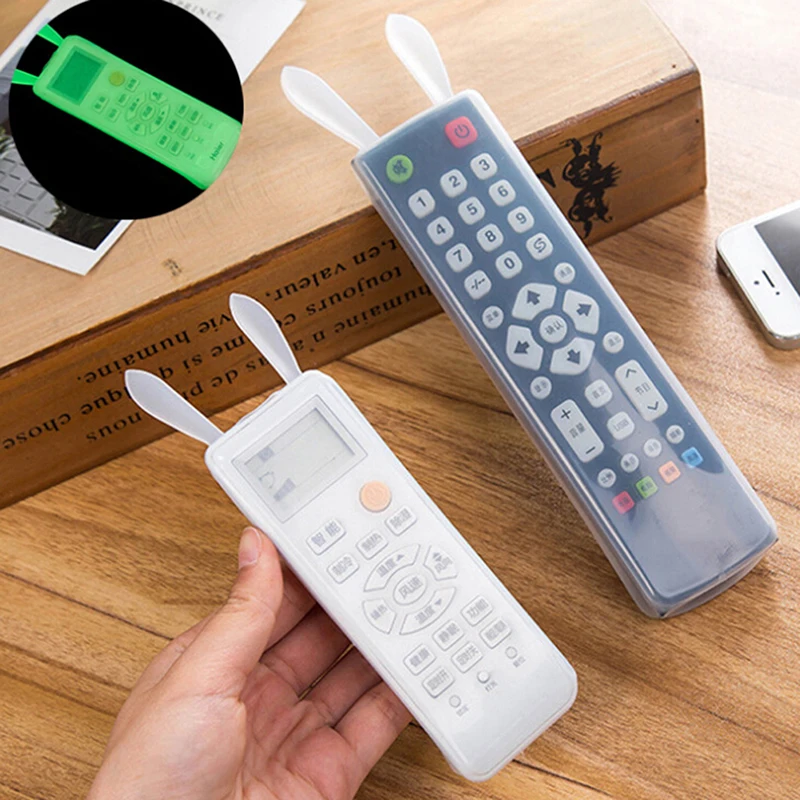 1 Pc Silicone Transparent rabbit ear TV Remote Control Case Air Conditioning Dust Protect Storage Bag Remote Control Cover
1 Pc Silicone Transparent rabbit ear TV Remote Control Case Air Conditioning Dust Protect Storage Bag Remote Control Cover