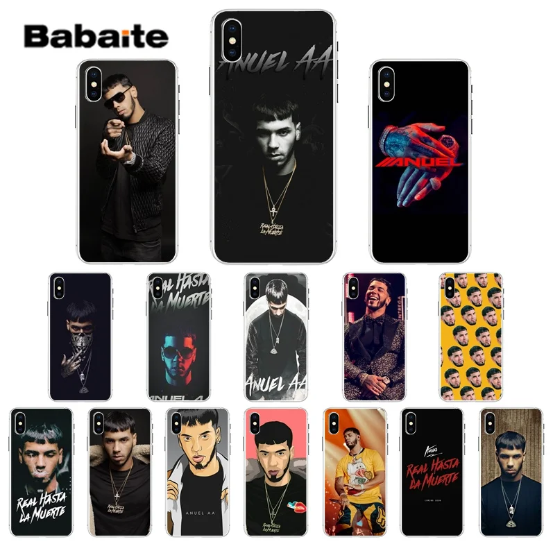 Babaite Anuel AA Rapper TPU Soft Silicone Transparent Phone Case for iPhone 7 7plus 5 5Sx 6 8 8Plus X XS MAX XR
Babaite Anuel AA Rapper TPU Soft Silicone Transparent Phone Case for iPhone 7 7plus 5 5Sx 6 8 8Plus X XS MAX XR
