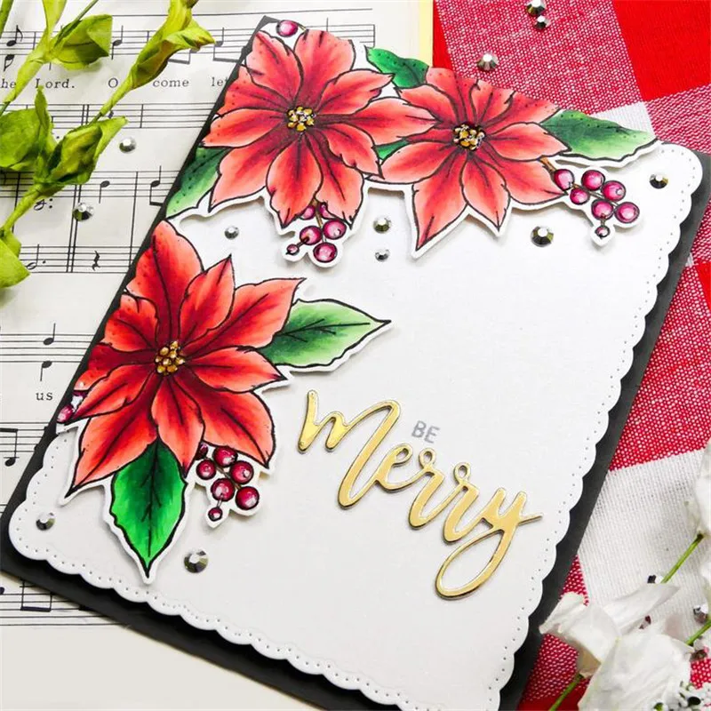 Eastshape Flower Poinsettia Metal Cutting Dies Scrapbooking Clear Rubber Silicone Stamps Card Making New DIY Craft Dies Template
Eastshape Flower Poinsettia Metal Cutting Dies Scrapbooking Clear Rubber Silicone Stamps Card Making New DIY Craft Dies Template