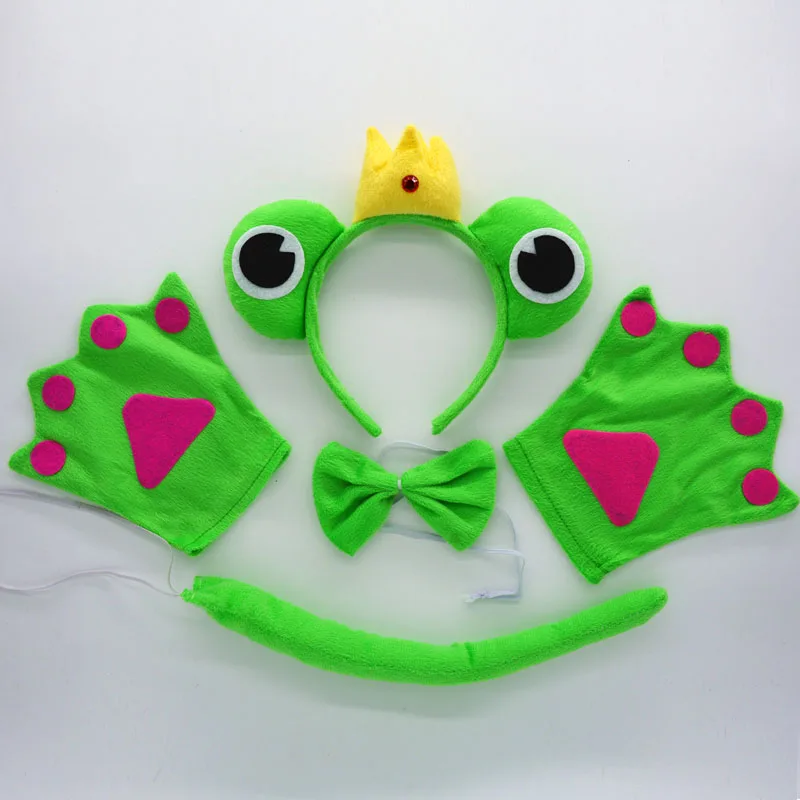 Green Animal Tail Ear Headband Bow Tie Gloves 5Pc Party Frog Fancy Dress Costume For Christmas Halloween Carnivals Hot
Green Animal Tail Ear Headband Bow Tie Gloves 5Pc Party Frog Fancy Dress Costume For Christmas Halloween Carnivals Hot