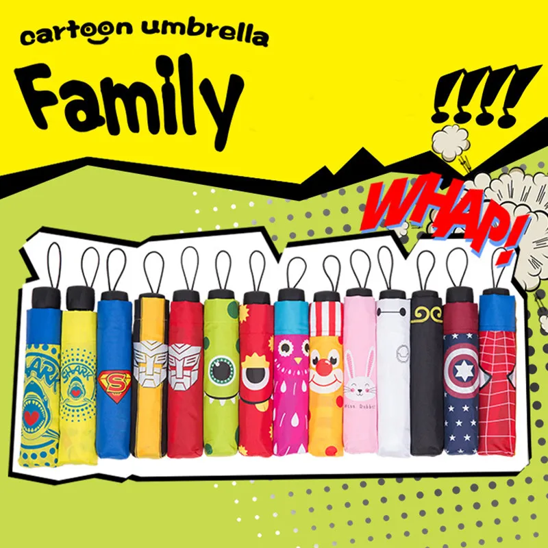 Cartoon printed umbrellas kids children's rain umbrella 8 Ribs folding umbrellas for boy girl outdoor rain gear
Cartoon printed umbrellas kids children's rain umbrella 8 Ribs folding umbrellas for boy girl outdoor rain gear