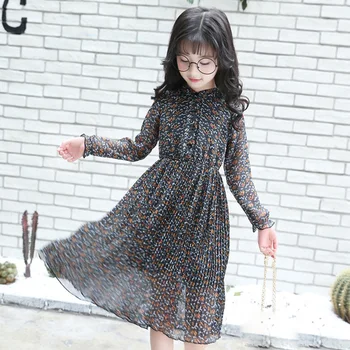 Girls Chiffon Dress Summer Vintage Floral Kids Dresses for Girls Long-Sleeved Princess Teenage Girls Clothes RT554
Girls Chiffon Dress Summer Vintage Floral Kids Dresses for Girls Long-Sleeved Princess Teenage Girls Clothes RT554