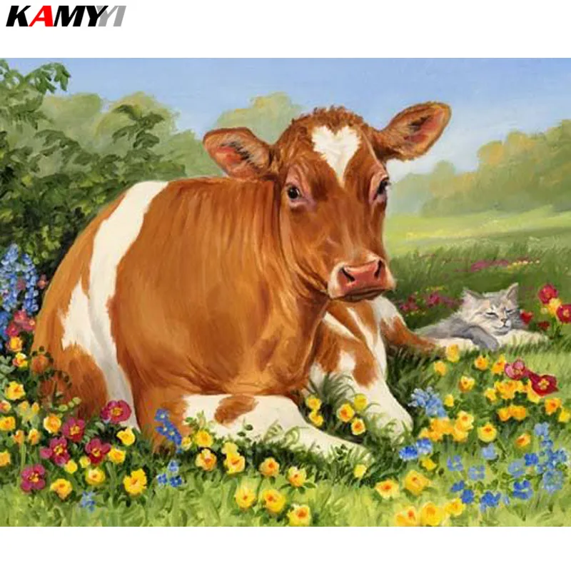 5D DIY Diamond Painting Cattle Diamond Embroidery Full Square/round Rhinestones Embroidery Home Decor XY1
5D DIY Diamond Painting Cattle Diamond Embroidery Full Square/round Rhinestones Embroidery Home Decor XY1