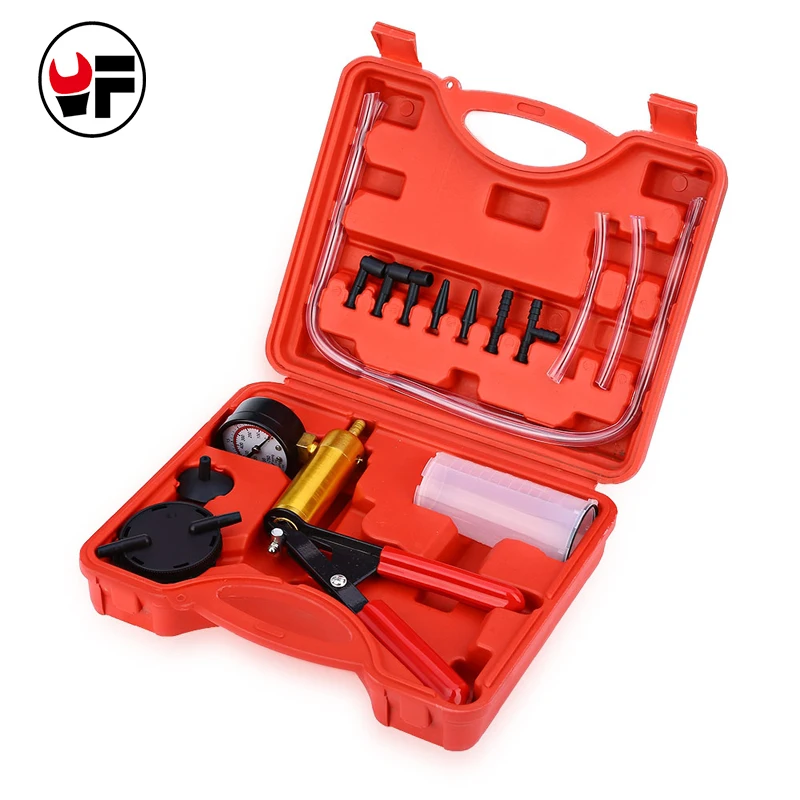 Motorcycle Car Auto Hand Held Vacuum Pistol Pump Brake Bleeder Adaptor Fluid Reservoir Tester Kit 2 in 1 Tool Kits DN161
Motorcycle Car Auto Hand Held Vacuum Pistol Pump Brake Bleeder Adaptor Fluid Reservoir Tester Kit 2 in 1 Tool Kits DN161