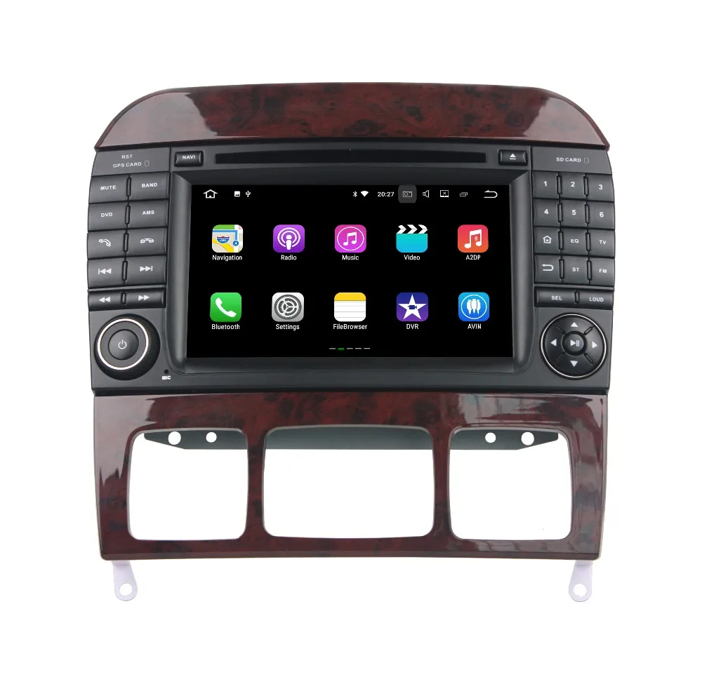 KLYDE Android 9.0 7" 2 Din 8 Core 2+16GB 4+32G 4+64GB For BENZ S-Class W220 S280 Car Radio Multimedia Player Audio Stereo DVD
KLYDE Android 9.0 7" 2 Din 8 Core 2+16GB 4+32G 4+64GB For BENZ S-Class W220 S280 Car Radio Multimedia Player Audio Stereo DVD