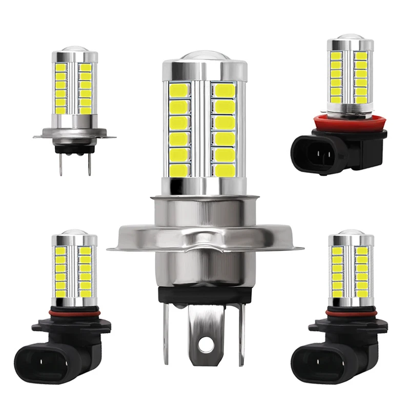 2pcs Car H7 H4 LED Fog Light 9005 9006 Foglight H11 Led Front Lamps 5730 33SMD Car LED DRL Auto Daytime Running Light Bulbs H4
2pcs Car H7 H4 LED Fog Light 9005 9006 Foglight H11 Led Front Lamps 5730 33SMD Car LED DRL Auto Daytime Running Light Bulbs H4