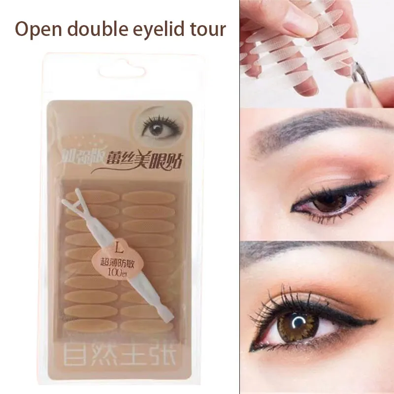 Lace Double Eyelid Stickers Ultra-Thin Convenient Double Eyelids Wide Double Eyelid Patch Eyelid Tool maquillage Drop shipping
Lace Double Eyelid Stickers Ultra-Thin Convenient Double Eyelids Wide Double Eyelid Patch Eyelid Tool maquillage Drop shipping