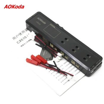 AOK CX605/CX610 6CH DC/XT60/USB Battery Charger For 3.7V 1S Lipo Battery Rechargeable for RC Drones FPV Quadcopter Charging
AOK CX605/CX610 6CH DC/XT60/USB Battery Charger For 3.7V 1S Lipo Battery Rechargeable for RC Drones FPV Quadcopter Charging