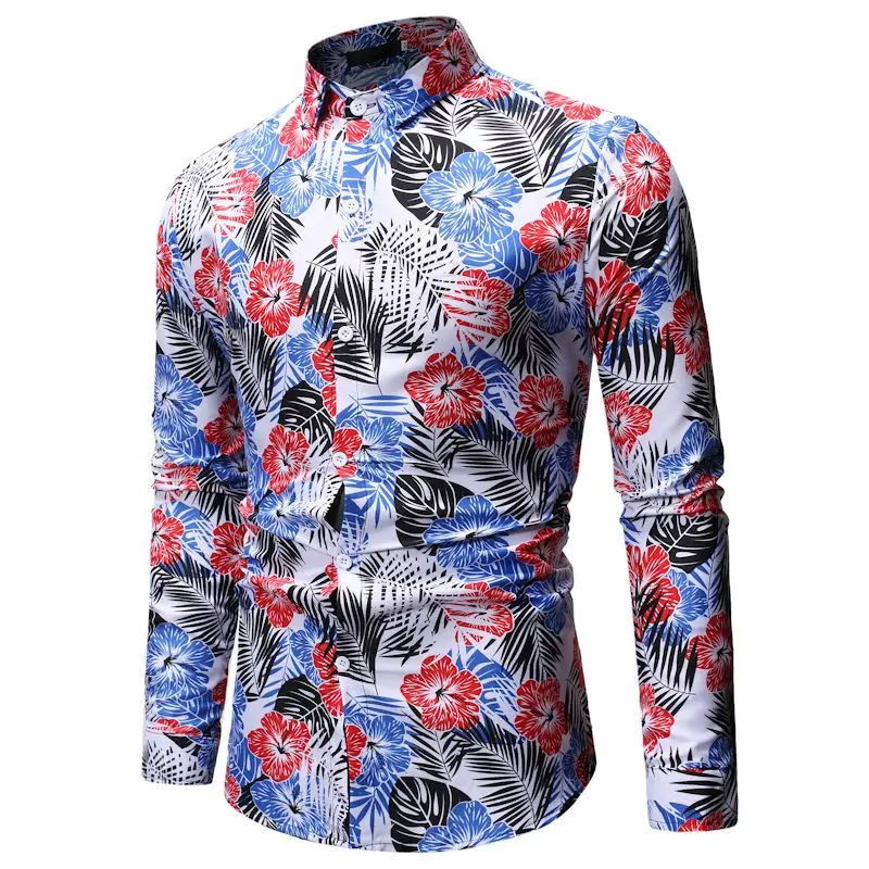 YASUGUOJI new man fashion 2019 long sleeve shirt men floral shirts men mens dress shirts male hawaiian shirt camisa masculina
YASUGUOJI new man fashion 2019 long sleeve shirt men floral shirts men mens dress shirts male hawaiian shirt camisa masculina