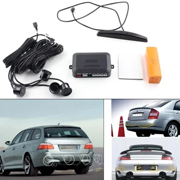 New Car Reversing Parking Radar Sensor Set LED Display 4 Probes Vehicle Audio Buzzer Sound Alarm Kit CSL2018
New Car Reversing Parking Radar Sensor Set LED Display 4 Probes Vehicle Audio Buzzer Sound Alarm Kit CSL2018