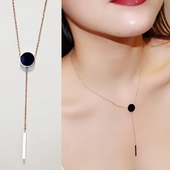 2020 New Fashion Jewelry Simple and stylish Titanium steel necklace female Crystal from Swarovskis For Women Fit Party
2020 New Fashion Jewelry Simple and stylish Titanium steel necklace female Crystal from Swarovskis For Women Fit Party