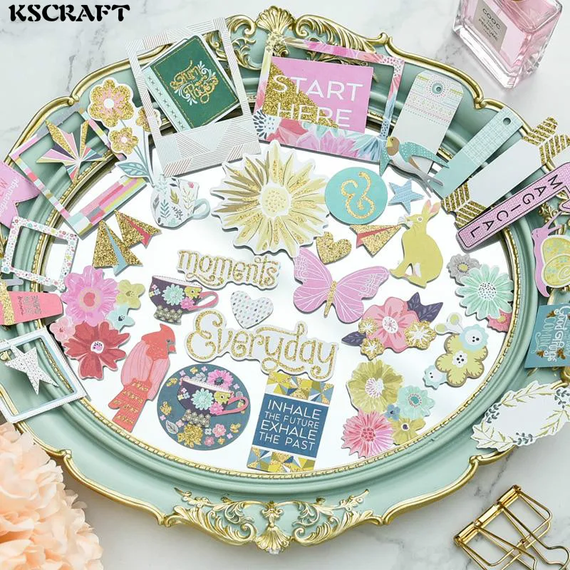 KSCRAFT 50pcs Start Here Colorful Cardstock Die Cuts for Scrapbooking Happy Planner/Card Making/Journaling Project
KSCRAFT 50pcs Start Here Colorful Cardstock Die Cuts for Scrapbooking Happy Planner/Card Making/Journaling Project