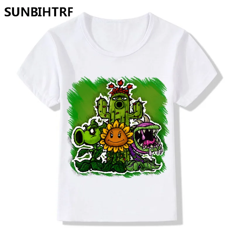 Plants VS Zombile Design Children Funny T shirt Big Boys Girls Kids Summer short Sleeve Tops T shirt Kids Cartoon Clothes
Plants VS Zombile Design Children Funny T shirt Big Boys Girls Kids Summer short Sleeve Tops T shirt Kids Cartoon Clothes