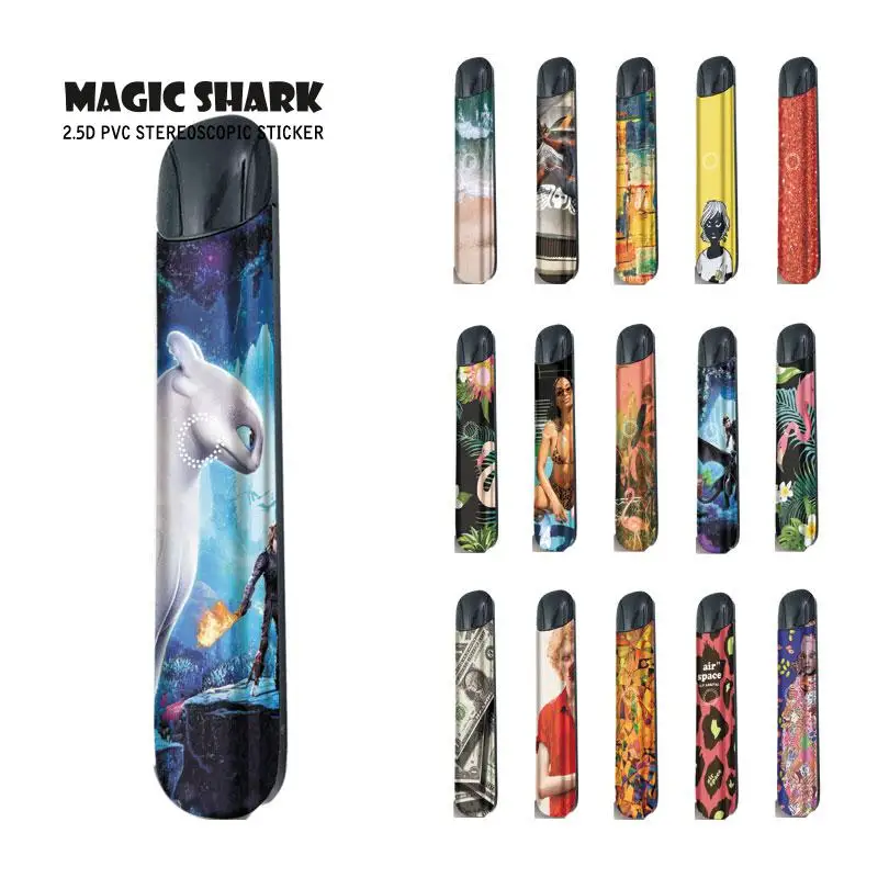 Magic Shark Flamingo Dragon Sipder Red Drops Dollar Leopard Sexy Women PVC Stereo Sticker Case for Relx Alpha A 217-232
Magic Shark Flamingo Dragon Sipder Red Drops Dollar Leopard Sexy Women PVC Stereo Sticker Case for Relx Alpha A 217-232