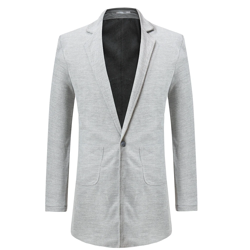 Brand 2019 Men's Blazer Casual Solid Color Long Sleeve Men's Blazer Slim Lapel Long Jacket Men's Blazer
Brand 2019 Men's Blazer Casual Solid Color Long Sleeve Men's Blazer Slim Lapel Long Jacket Men's Blazer