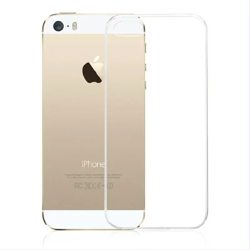 Transparent TPU Gel Case for iPhone 5S/5