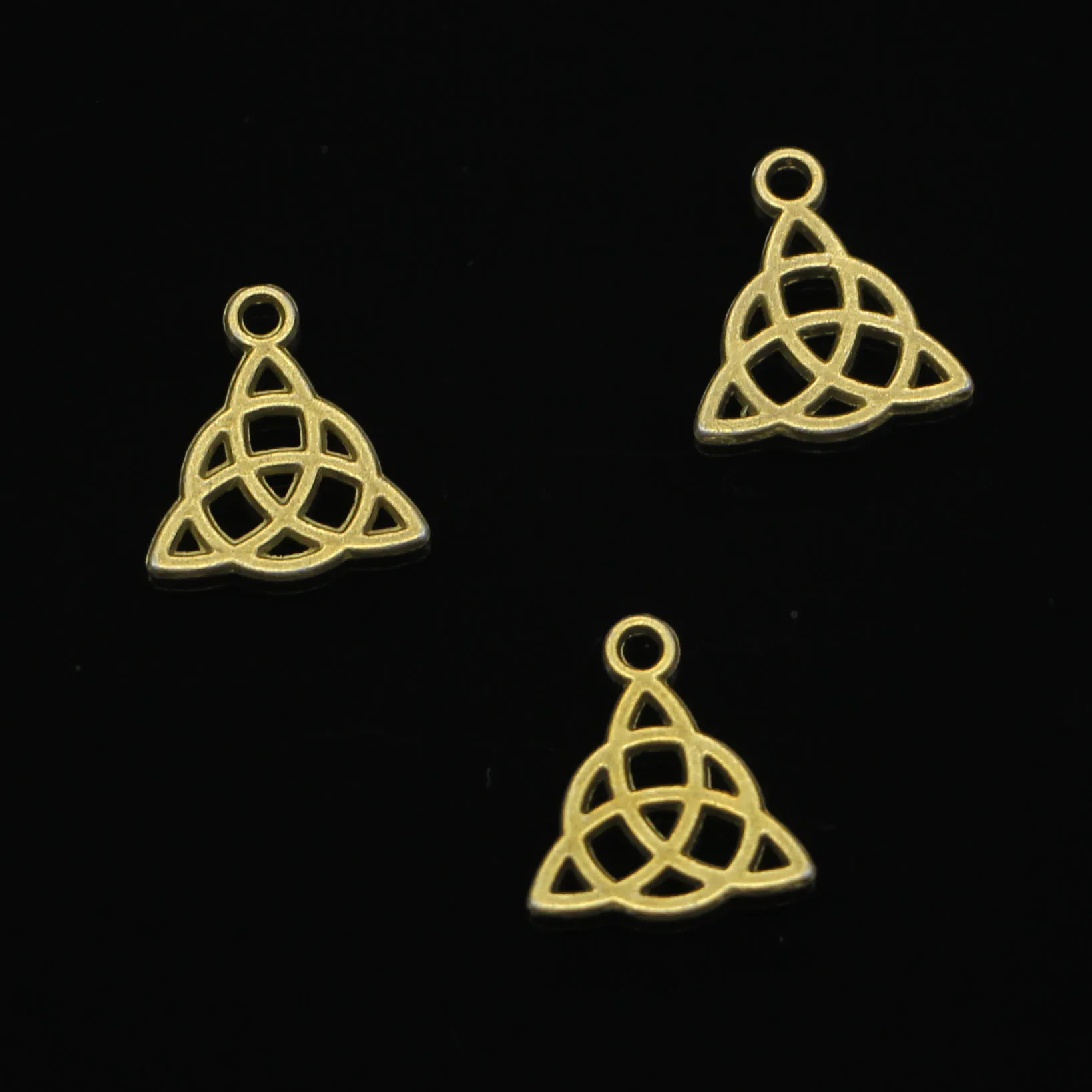 138pcs Antique Bronze Plated celtic knot amulet Charms for Jewelry Making DIY Handmade Pendants 16*14mm | Украшения и аксессуары