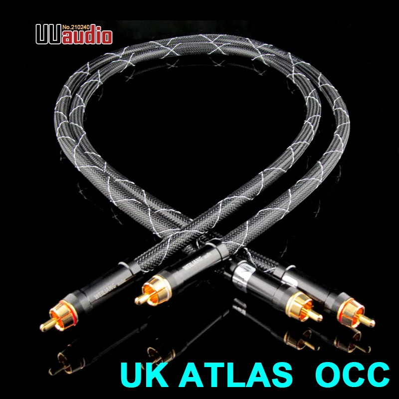 HIFI RCA audio cable UK ATLAS OCC Single crystal Pure copper Audio cable RCA TO RCA
HIFI RCA audio cable UK ATLAS OCC Single crystal Pure copper Audio cable RCA TO RCA