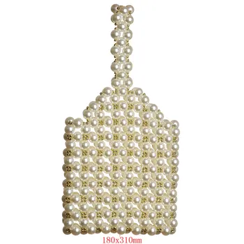 Glass Pearl Handmade Handbag Female 2019 New Arrival Hollow White Evening Party Luxury Handbags Women'S Bag Designer bolsa
Glass Pearl Handmade Handbag Female 2019 New Arrival Hollow White Evening Party Luxury Handbags Women'S Bag Designer bolsa