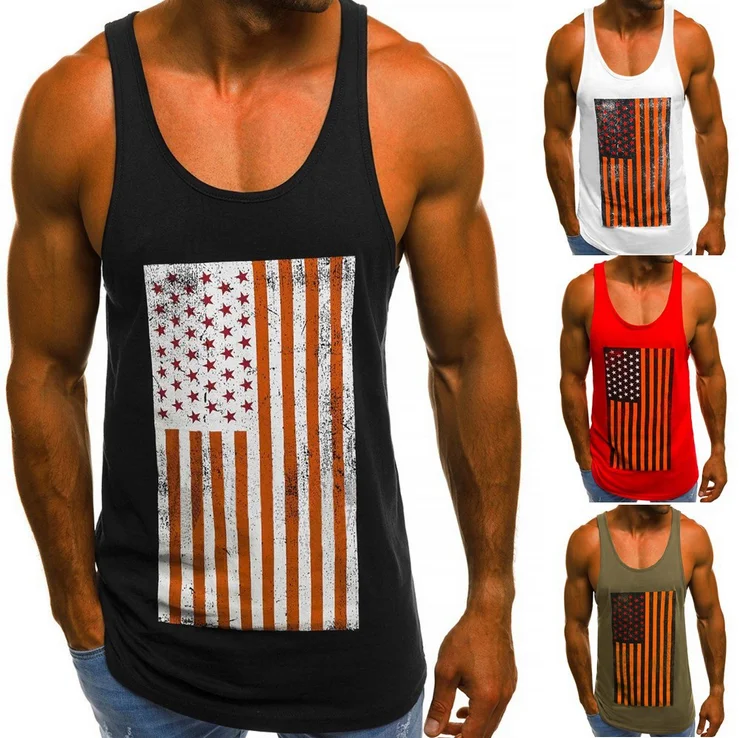 Laamei Men Muscle Fitness Tank Tops Mens Bodybuilding Singlet Tee Male Slim Fit Workout Tank Top Flag Stringers Vest
Laamei Men Muscle Fitness Tank Tops Mens Bodybuilding Singlet Tee Male Slim Fit Workout Tank Top Flag Stringers Vest