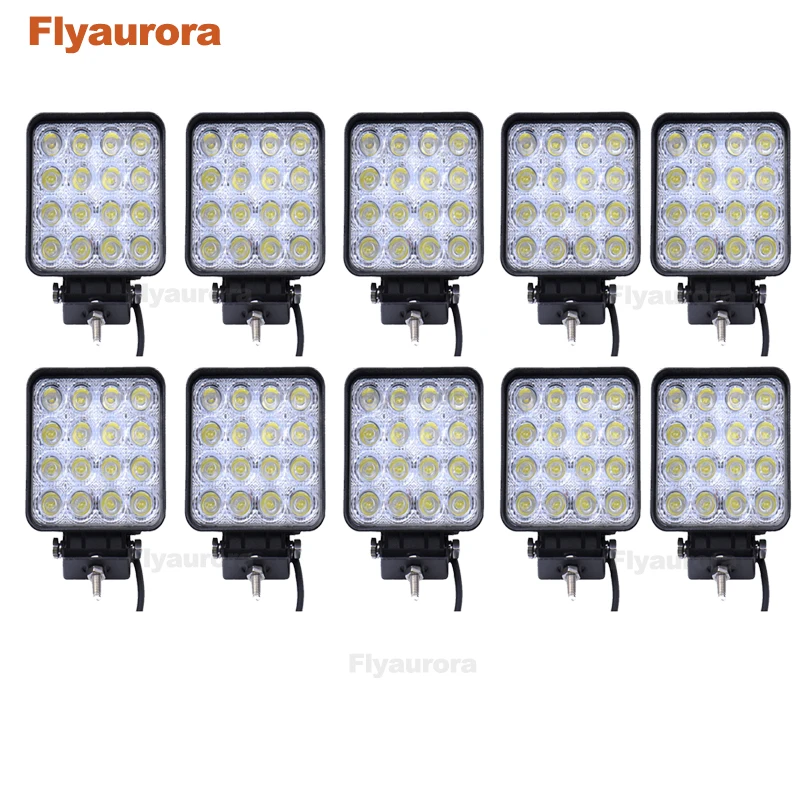 Flyaurora 48W Square Spot LEDLight Bar LED Off Road Work Lights Driving Fog Lights IP67 Waterproof for Off-road Truck Jeep
Flyaurora 48W Square Spot LEDLight Bar LED Off Road Work Lights Driving Fog Lights IP67 Waterproof for Off-road Truck Jeep