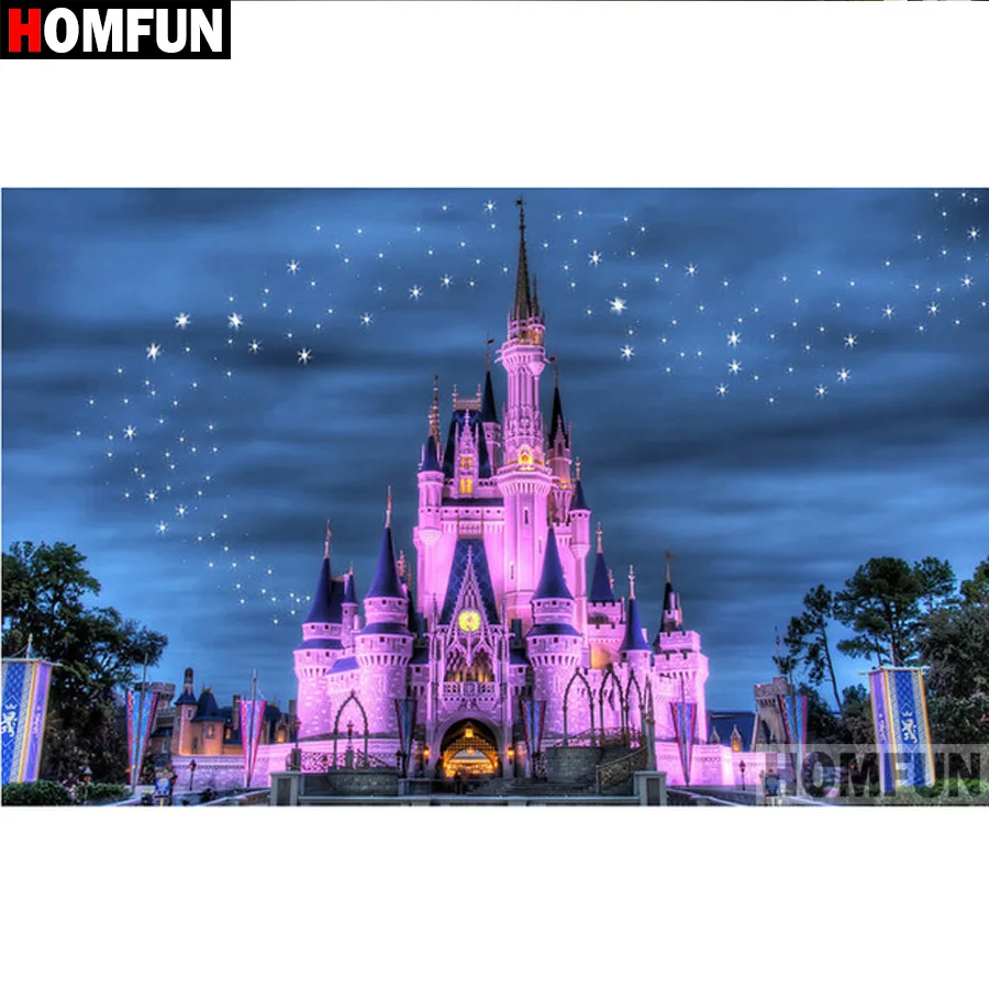 HOMFUN 5D DIY Diamond Painting Full Square/Round Drill "Castle scenery" Embroidery Cross Stitch gift Home Decor Gift A08905
HOMFUN 5D DIY Diamond Painting Full Square/Round Drill "Castle scenery" Embroidery Cross Stitch gift Home Decor Gift A08905