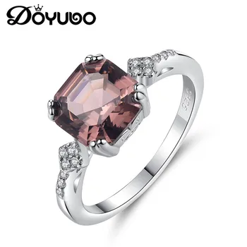 DOYUBO Brand Design 925 Sterling Silver Women Rings Large Square Cubic Zirconia Wedding Rings Jewelry Solid Silver Rings VB306 
DOYUBO Brand Design 925 Sterling Silver Women Rings Large Square Cubic Zirconia Wedding Rings Jewelry Solid Silver Rings VB306