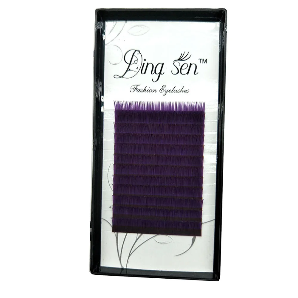 1 Box 12 Rows/Tray C/D Curl Classic Purple Individual False Eyelashes Natural Long Cross Grafting Soft Eye Lashes Extension Tool
1 Box 12 Rows/Tray C/D Curl Classic Purple Individual False Eyelashes Natural Long Cross Grafting Soft Eye Lashes Extension Tool